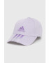 adidas Шапка с козирка в лилаво с принт - Pepit.bg