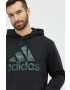 adidas Суичър в черно с апликация - Pepit.bg