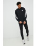 adidas Суичър в черно с качулка с принт - Pepit.bg
