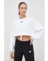 adidas Суичър в бяло с изчистен дизайн - Pepit.bg