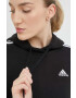 adidas Суичър В черно с качулка с десен - Pepit.bg