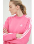 adidas Суичър В розово с изчистен дизайн - Pepit.bg