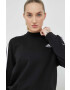 adidas Суичър В черно с десен - Pepit.bg