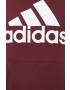 adidas Суичър в бордо с качулка с принт - Pepit.bg