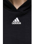 adidas Суичър в черно с качулка с изчистен дизайн - Pepit.bg