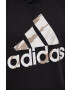 adidas Суичър HE4374 мъжка в черно с принт - Pepit.bg