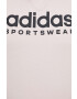 adidas Суичър в бяло с изчистен дизайн - Pepit.bg