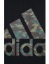 adidas Суичър в черно с качулка с десен - Pepit.bg