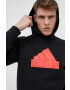 adidas Суичър в черно с качулка с принт - Pepit.bg