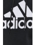 adidas Суичър GL0653 дамски в черно с принт - Pepit.bg