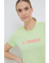 adidas TERREX Памучна тениска HE1645 в зелено - Pepit.bg