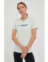 adidas TERREX Тениска Classic Logo в зелено - Pepit.bg