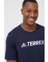 adidas TERREX Тениска Classic Logo в тъмносиньо с принт - Pepit.bg