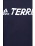 adidas TERREX Тениска Classic Logo в тъмносиньо с принт - Pepit.bg