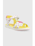 Agatha Ruiz de la Prada Детски сандали от кожа в бяло - Pepit.bg