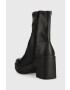 Aldo Боти Upstep в черно с висок ток - Pepit.bg