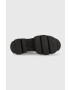 Aldo Кожени боти челси Bigtrek в черно с платформа - Pepit.bg