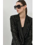 Alexander McQueen Слънчеви очила AM0378S в черно - Pepit.bg
