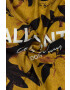 AllSaints Копринено шалче в жълто с десен - Pepit.bg