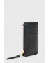 AllSaints Кожен портфейл дамски в черно - Pepit.bg