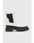 AllSaints Кожени боти челси Harlee в бежово с равна подметка - Pepit.bg