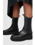 AllSaints Кожени боти челси Amber в черно с платформа - Pepit.bg
