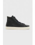AllSaints Кожени кецове Slone High Top в черно - Pepit.bg