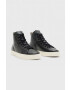 AllSaints Кожени кецове Slone High Top в черно - Pepit.bg