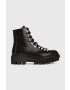 AllSaints Кожени кубинки Wanda в черно с платформа - Pepit.bg