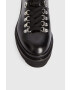 AllSaints Кожени кубинки Wanda в черно с платформа - Pepit.bg