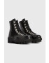 AllSaints Кожени кубинки Wanda в черно с платформа - Pepit.bg