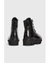 AllSaints Кожени кубинки Wanda в черно с платформа - Pepit.bg