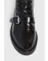 AllSaints Кожени кубинки Donita в черно с платформа - Pepit.bg