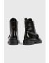 AllSaints Кожени кубинки Donita в черно с платформа - Pepit.bg
