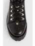 AllSaints Кожени кубинки Franka в черно с платформа - Pepit.bg