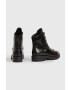AllSaints Кожени кубинки Franka в черно с платформа - Pepit.bg