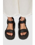 AllSaints Кожени сандали Helium в черно с платформа WF612Y - Pepit.bg