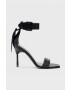 AllSaints Кожени сандали Noir в черно WF677Y - Pepit.bg