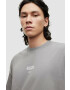 AllSaints Памучна тениска в сиво с принт - Pepit.bg