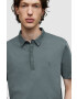 AllSaints Памучна тениска с яка - Pepit.bg