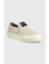 AllSaints Велурени кецове SLIP в сиво MZ0053A - Pepit.bg