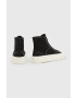 AllSaints Високи кецове Douglas Script High Top в черно - Pepit.bg