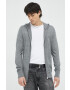 AllSaints Вълнен суичър в сив меланж с качулка - Pepit.bg