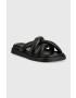 Alohas Кожени чехли Slip On Cross в черно S00202.25 - Pepit.bg