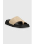 Alohas Кожени чехли Toe Ring Flop в бежово S00174.13 - Pepit.bg