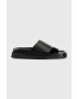 Alohas Кожени чехли Toe Ring Flop в черно S00174.25 - Pepit.bg