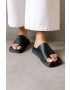 Alohas Кожени чехли Toe Ring Flop в черно S00174.25 - Pepit.bg