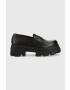 Alohas Мокасини Trailblazer в черно с платформа S00381.25 - Pepit.bg