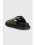 Alohas Велурени чехли Buckle Strap в зелено с платформа S00204.50 - Pepit.bg