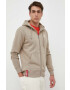 Alpha Industries Суичър в бежово с качулка с принт - Pepit.bg